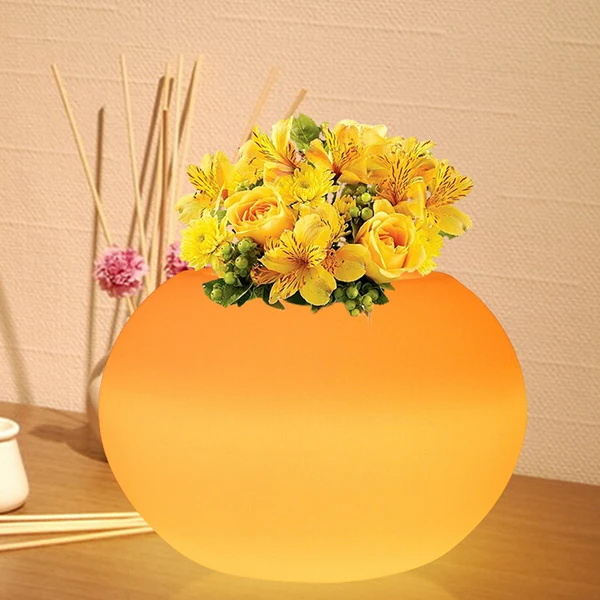 Large round led glow in the dark paint outdoor vase light up illuminated lighted plant planters and flower pots
Large round led glow in the dark paint outdoor vase light up illuminated lighted plant planters and flower pots