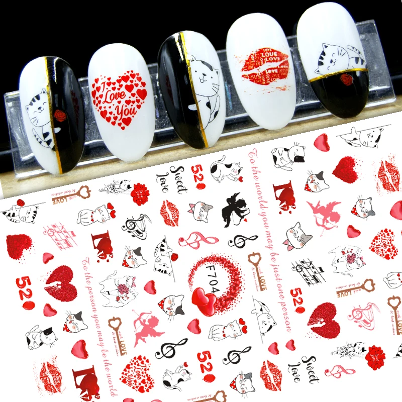 2021 fashionable packaging 3d nail sticker valentines day heart nail art foil designs, Colorful
2021 fashionable packaging 3d nail sticker valentines day heart nail art foil designs, Colorful