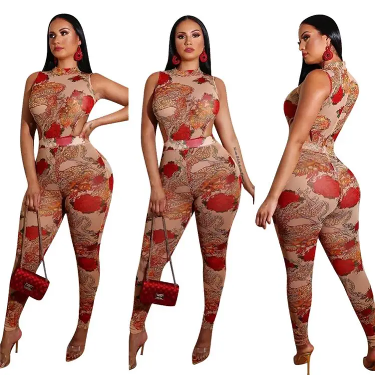 06BF009 2020 Wholesale Custom Fitness Jump Suit Bodycon Sexy print waistcoat Women One Piece Jumpsuits And Rompers For Woman
06BF009 2020 Wholesale Custom Fitness Jump Suit Bodycon Sexy print waistcoat Women One Piece Jumpsuits And Rompers For Woman