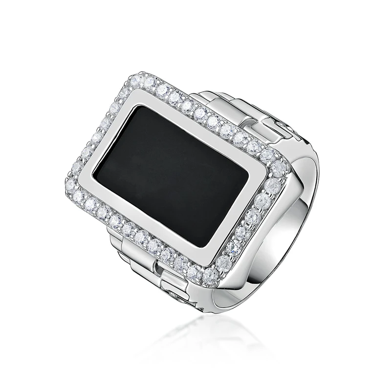 Trendy Men Square Black Onyx Square Natural Stone Ring 925 Sterling Silver Retro Rock Punk Male Jewelry Boyfriend Gift
Trendy Men Square Black Onyx Square Natural Stone Ring 925 Sterling Silver Retro Rock Punk Male Jewelry Boyfriend Gift