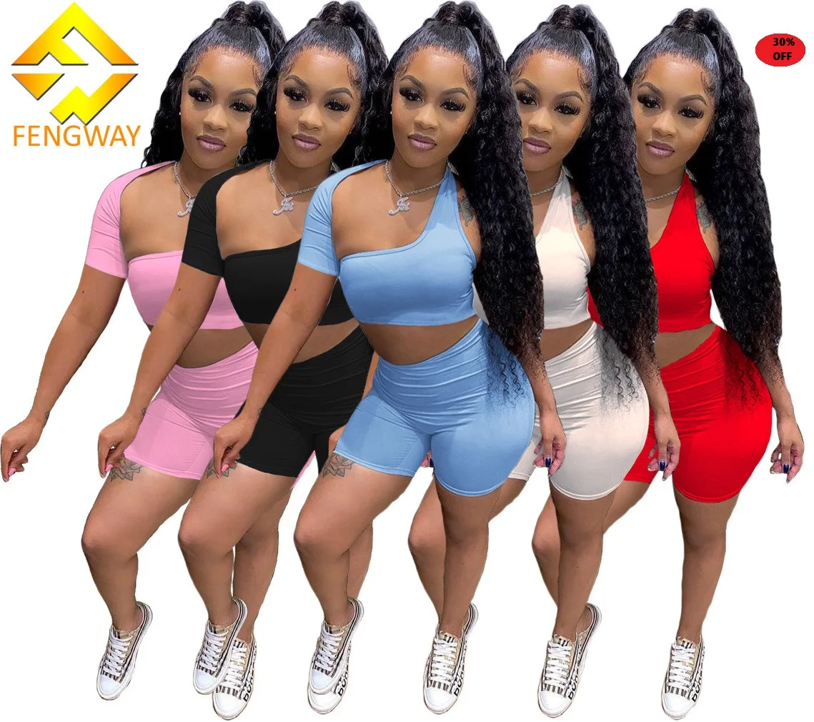 Woman clothing solid color 2021 summer short pants two piece set legging biker short two piece pant set for women, 5 colors
Woman clothing solid color 2021 summer short pants two piece set legging biker short two piece pant set for women, 5 colors