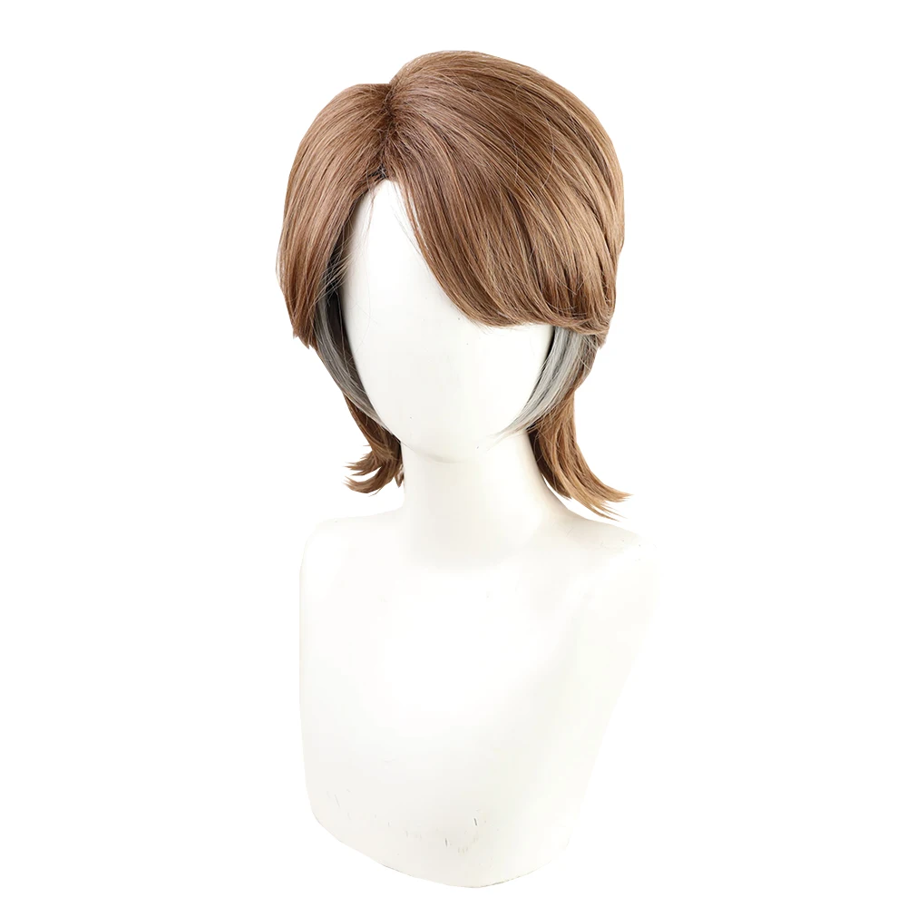 Brown Yellow Hair on the Temples Edge Dyeing Synthetic Hair Anime Comic Exhibition Cosplay Hair COS Ombre Wigs, Pic showed
Brown Yellow Hair on the Temples Edge Dyeing Synthetic Hair Anime Comic Exhibition Cosplay Hair COS Ombre Wigs, Pic showed