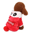Thick pet clothes four legs Pet coat Animal Outfit Cosplay Apparel for Christmas Party
