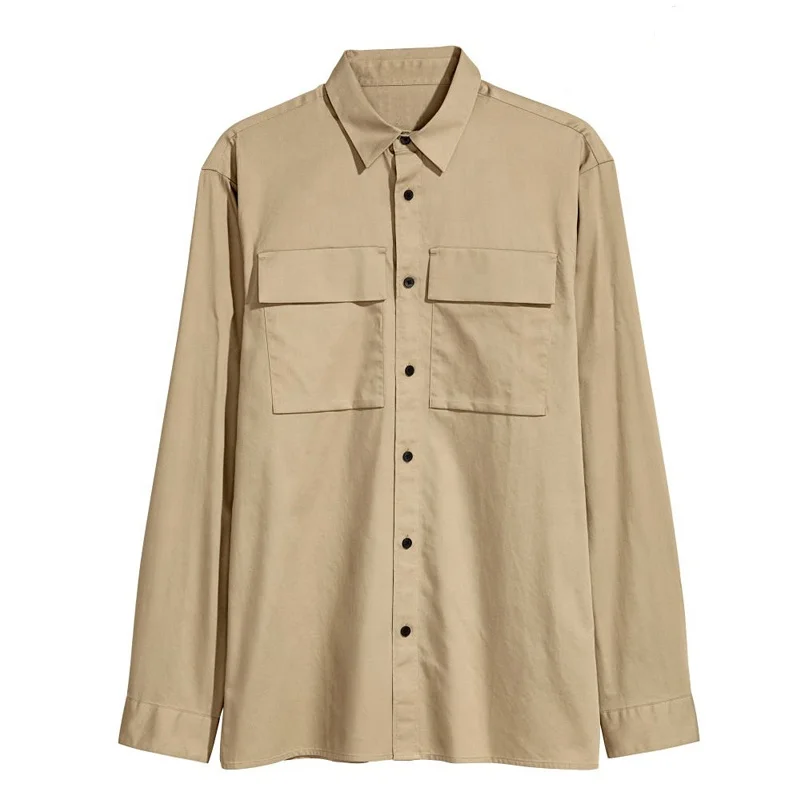 Latest new model fashion cotton garments long sleeve men security uniform shirts with two pockets, Custom color
Latest new model fashion cotton garments long sleeve men security uniform shirts with two pockets, Custom color
