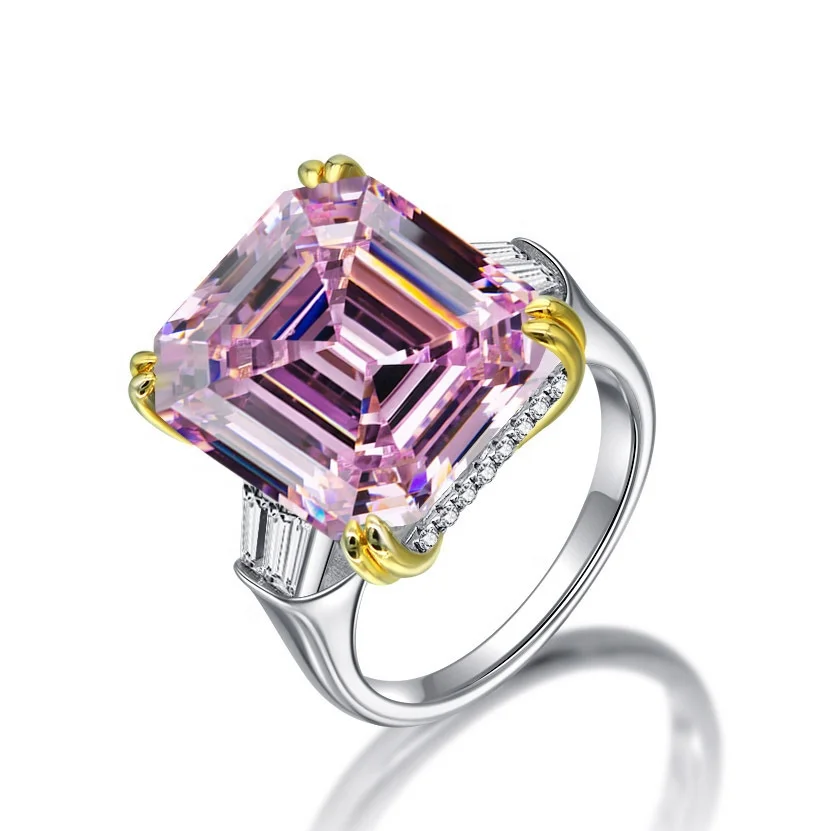 Fashionable and elegant 925 sterling silver CZ ring exquisitely cut high carbon diamond ring women's jewelry
Fashionable and elegant 925 sterling silver CZ ring exquisitely cut high carbon diamond ring women's jewelry