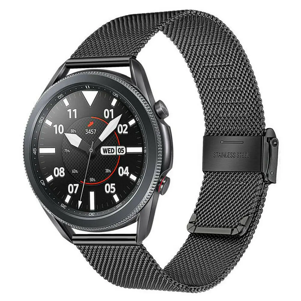 22mm 20mm Stainless Steel for Samsung Galaxy Watch 3 Active 2 for samsung s3 watch bands, Gold/silver/black
22mm 20mm Stainless Steel for Samsung Galaxy Watch 3 Active 2 for samsung s3 watch bands, Gold/silver/black