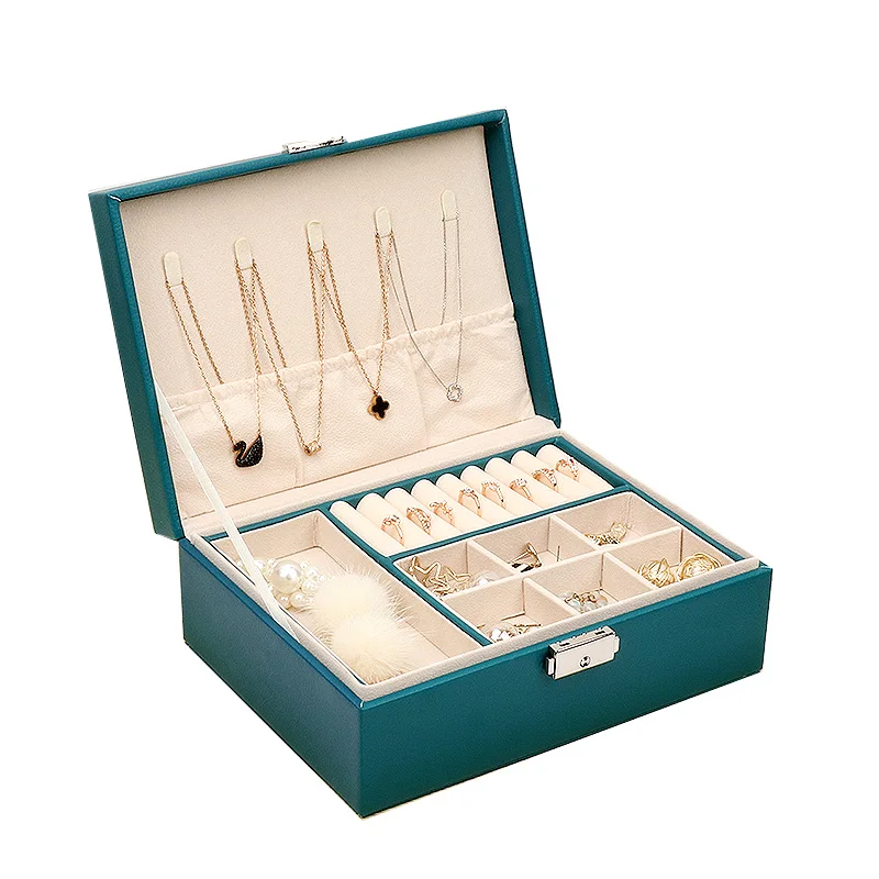 Wholesale custom green Jewelry container earring storage box earrings organizer bracelet box leather travel jewelry case
Wholesale custom green Jewelry container earring storage box earrings organizer bracelet box leather travel jewelry case