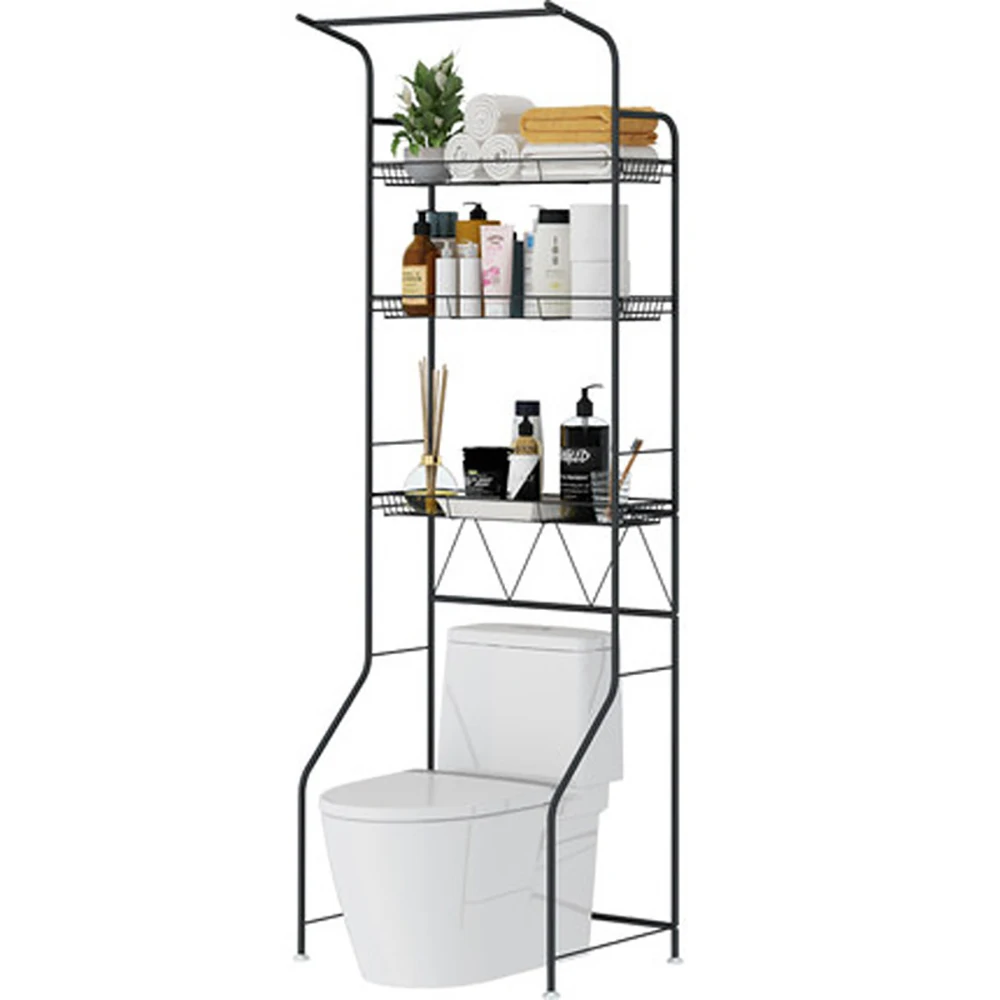 Excellent Material bathroom Washing machine shelving flip floor-to-ceiling balcony stainless steel storage rack toilet shelf, Customized
Excellent Material bathroom Washing machine shelving flip floor-to-ceiling balcony stainless steel storage rack toilet shelf, Customized