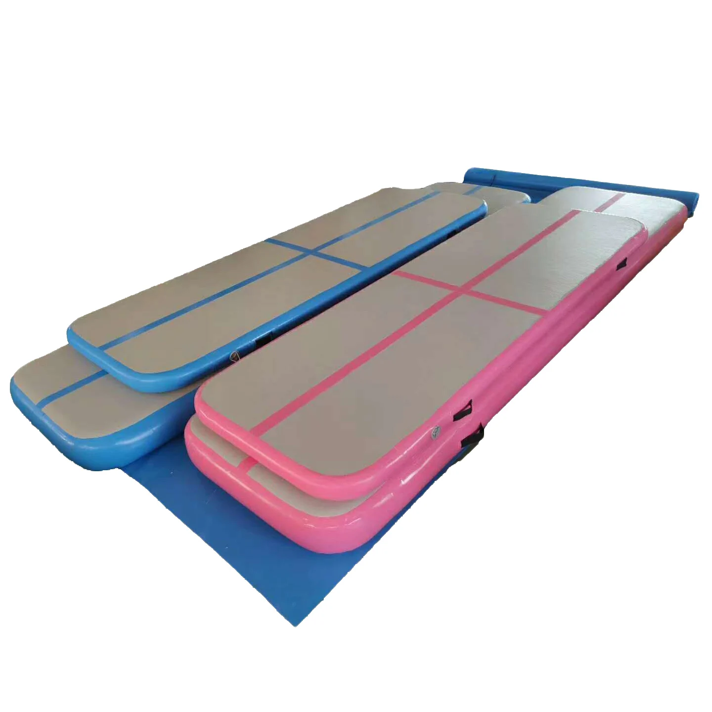 

Customized logo inflatable airtrack air floor 3m 4m 5m 6m 8m 10m 12m inflatable air track for sale, Pink/blue/gray or customized