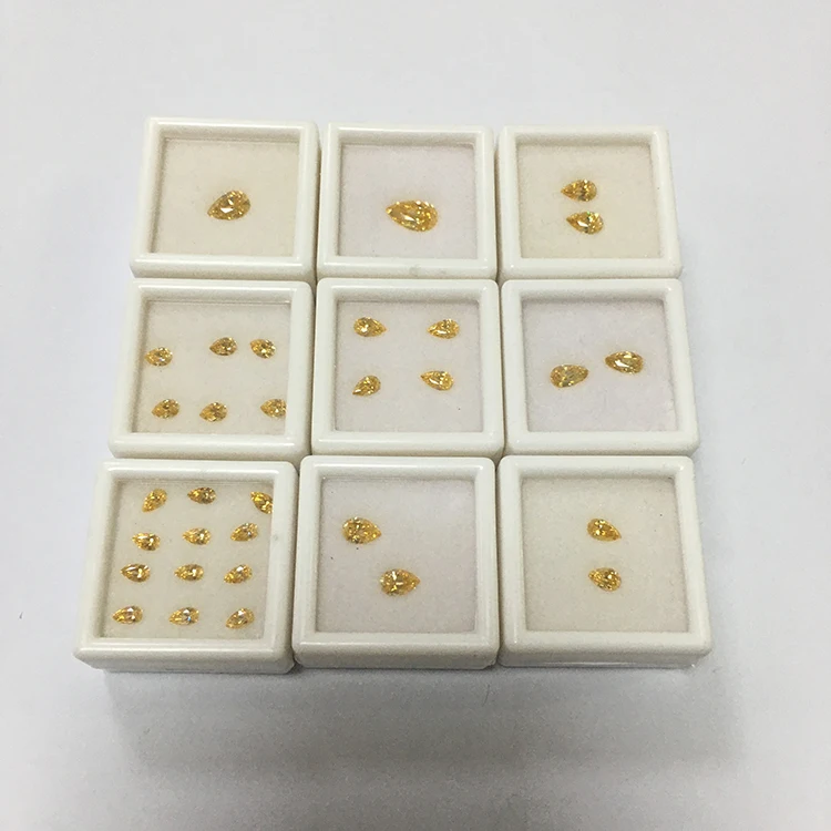 Yuying Gems High Quality Yellow Moissanite Pear Shape 4x6mm-6x9mm Loose Moissanite Diamond
Yuying Gems High Quality Yellow Moissanite Pear Shape 4x6mm-6x9mm Loose Moissanite Diamond