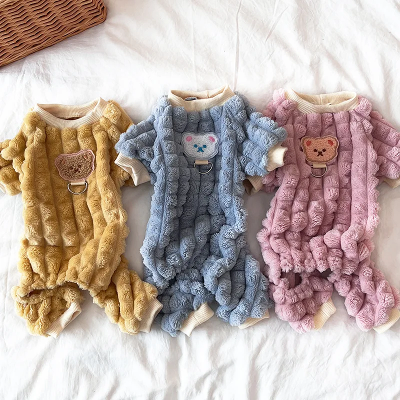 Autumn Winter Pet Clothes for Dogs Cats Fleece Pet Jumpsuit Warm Dog Jacket Four-legged Coat Puppy Pajamas Dog Sweater
Autumn Winter Pet Clothes for Dogs Cats Fleece Pet Jumpsuit Warm Dog Jacket Four-legged Coat Puppy Pajamas Dog Sweater
