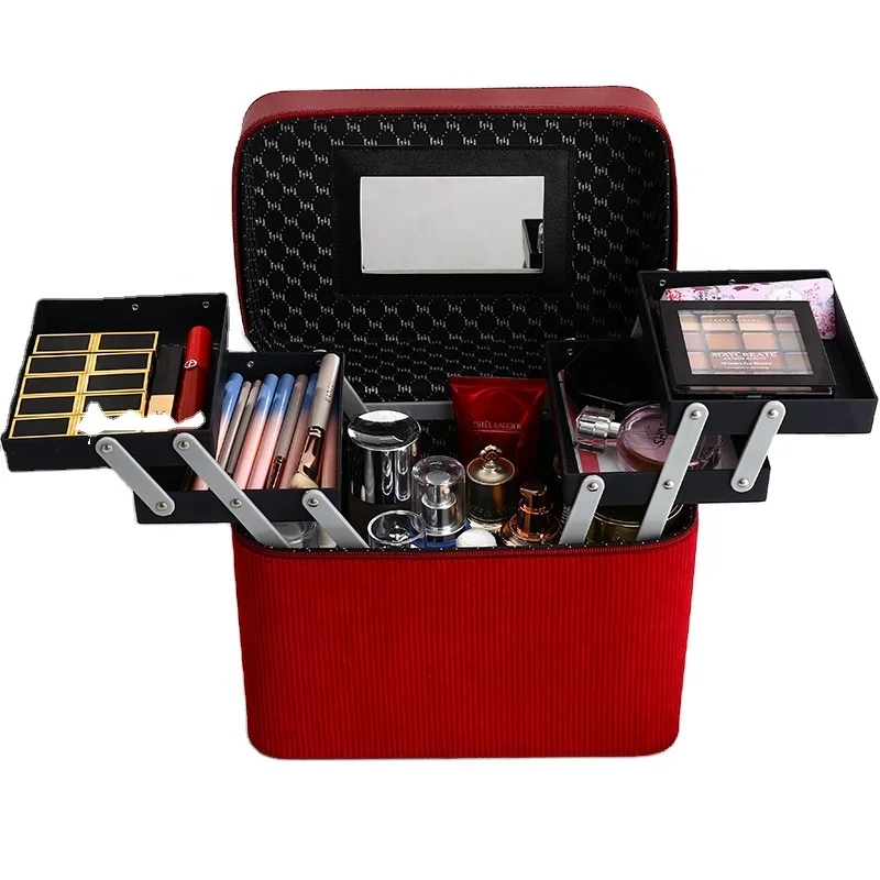 2021 Womens Largecapacity Cosmetic Storage Bag Fashion Wash Cosmetic Bag Multi-layer Storage Box Portable Beautiful Suitcase
2021 Womens Largecapacity Cosmetic Storage Bag Fashion Wash Cosmetic Bag Multi-layer Storage Box Portable Beautiful Suitcase