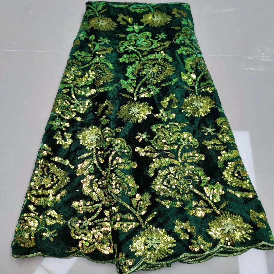 Garment shiny thick stretch flower sequins velvet lace fabric, Accept customized color
Garment shiny thick stretch flower sequins velvet lace fabric, Accept customized color