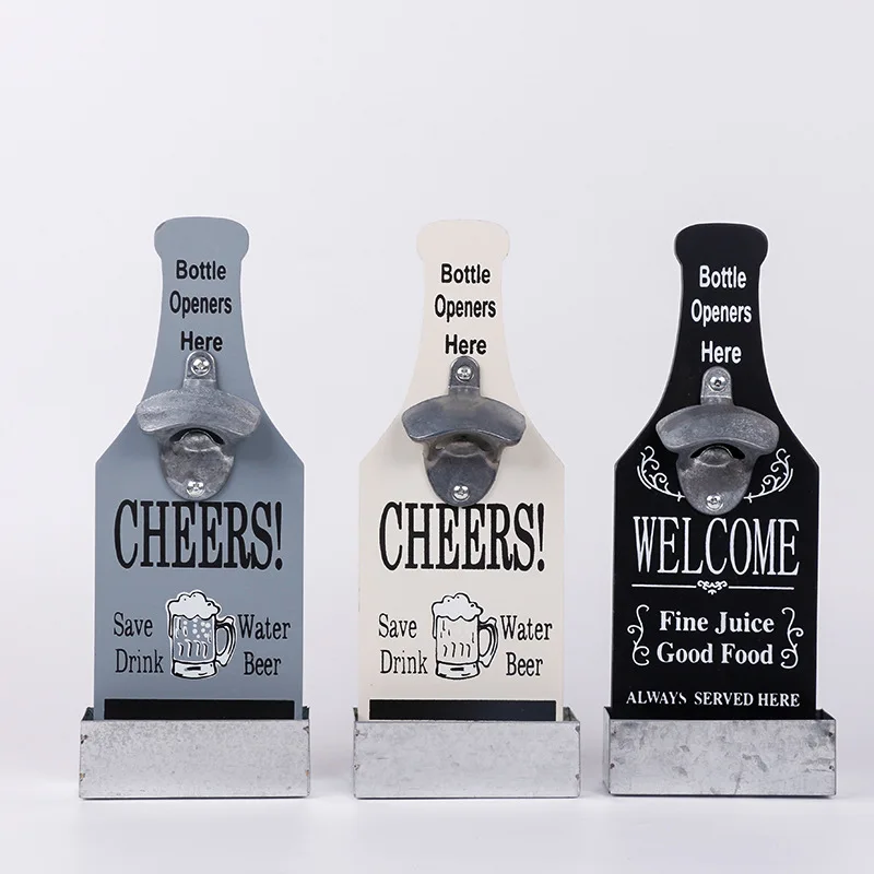 Custom Your Own Logo Plastic Wall-Mounted Beer Bottle Opener Retro Color Beer Cor With Screws, Various colors
Custom Your Own Logo Plastic Wall-Mounted Beer Bottle Opener Retro Color Beer Cor With Screws, Various colors