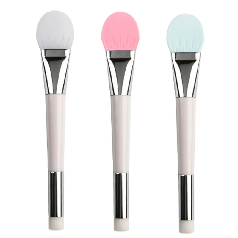silicone facial mask brush nose brush pink/white/blue color double side silicone face mask brushes
silicone facial mask brush nose brush pink/white/blue color double side silicone face mask brushes