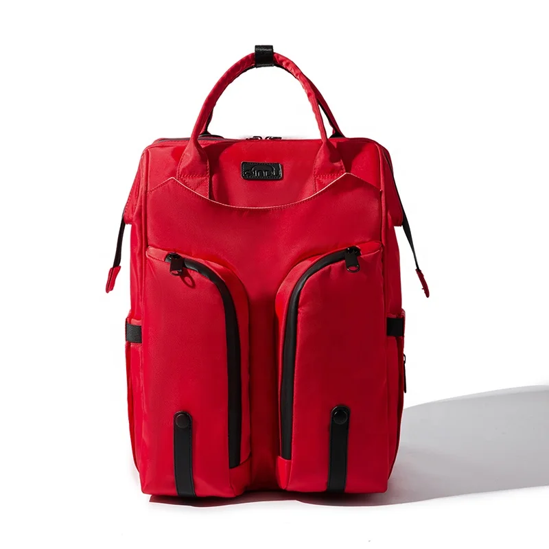 Multifunctional Large-capacity Waterproof Mummy Diaper Backpack Baby Diaper Bag, Red, gray
Multifunctional Large-capacity Waterproof Mummy Diaper Backpack Baby Diaper Bag, Red, gray