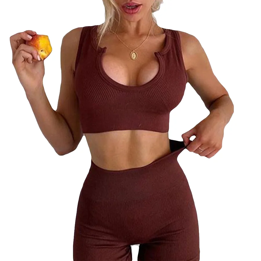 Fitness Clothing Women Knitted Yoga Wear Leggings Pants Breathable Sports Bra Two Piece Set For Gym, Select
Fitness Clothing Women Knitted Yoga Wear Leggings Pants Breathable Sports Bra Two Piece Set For Gym, Select
