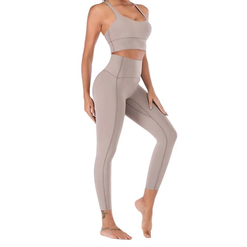 Naked-Feel Yoga Leggings Set high quality yoga active wear sets with adjustable bra set, Printed
Naked-Feel Yoga Leggings Set high quality yoga active wear sets with adjustable bra set, Printed