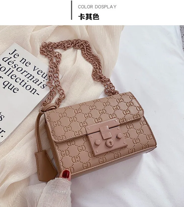2020 new fashion versatile chain small square bag single shoulder bags for women
2020 new fashion versatile chain small square bag single shoulder bags for women