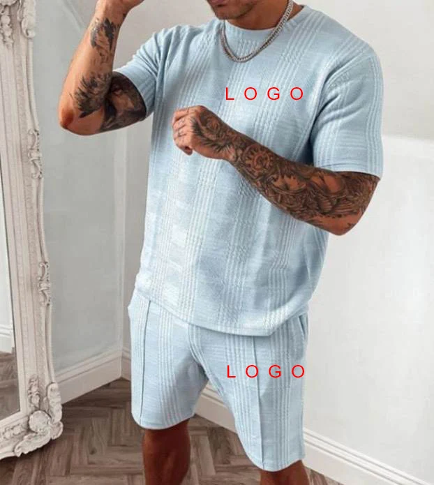 2021 Hot Sale Two Pieces Set Solid Color O-Neck Jumpsuits Jogging Running Casual Wear Men Short
2021 Hot Sale Two Pieces Set Solid Color O-Neck Jumpsuits Jogging Running Casual Wear Men Short