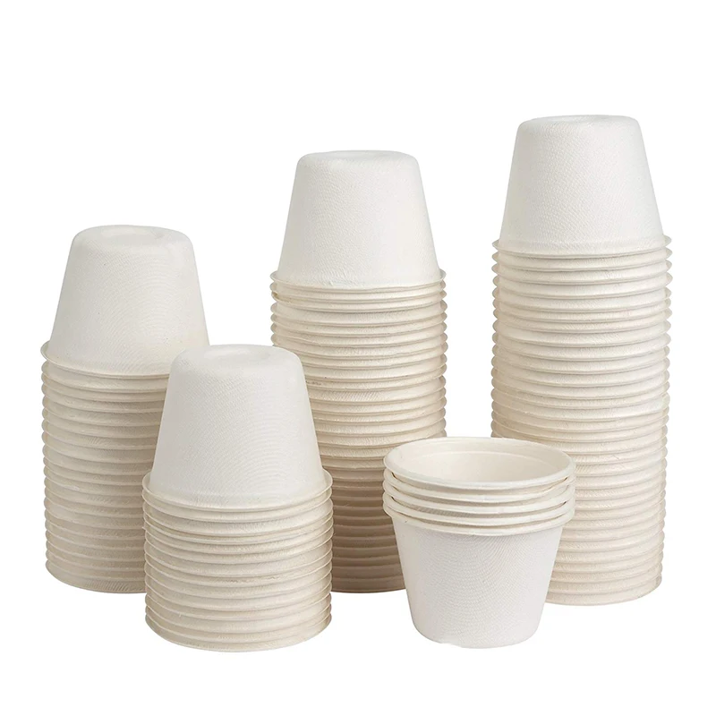 Wholesale Disposable Bagasse Sauce Cup High Quality 8oz Compostable Biodegradable Paper Ice Cream Cup
Wholesale Disposable Bagasse Sauce Cup High Quality 8oz Compostable Biodegradable Paper Ice Cream Cup