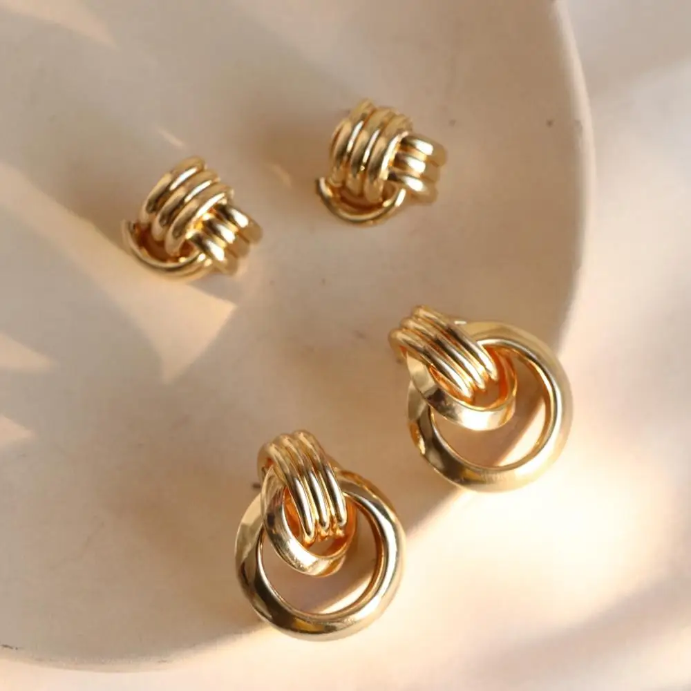 Retro Irregular Knot Stud Earrings For Women Punk Gold Color Metal Earring Statement Fashion Jewelry, Colorful
Retro Irregular Knot Stud Earrings For Women Punk Gold Color Metal Earring Statement Fashion Jewelry, Colorful