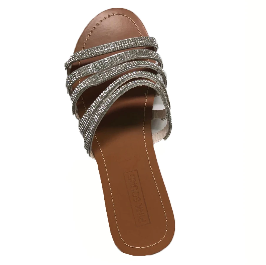 Superstarer Outdoor beach women glitter sandals summer flats strap casual slides sandals for women ladies, Silver
Superstarer Outdoor beach women glitter sandals summer flats strap casual slides sandals for women ladies, Silver
