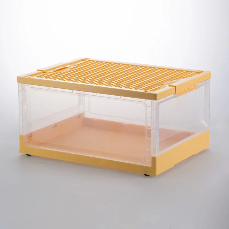 Multi-functional Plastic Collapsible toys Storage Boxes with Lego blocks storage Lid
Multi-functional Plastic Collapsible toys Storage Boxes with Lego blocks storage Lid