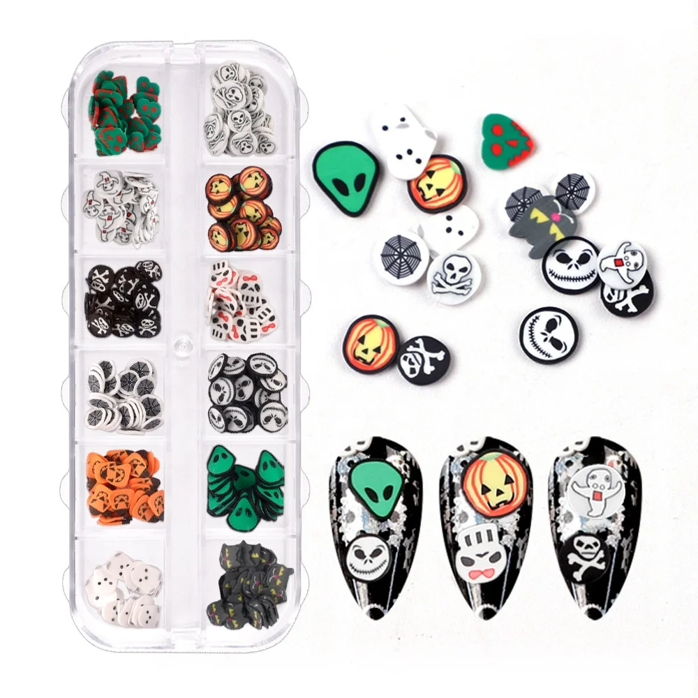 Paso Sico 12 Slot/Box Halloween Pumpkin Nail Charms 2021 halloween Nail Charms Designs Decoration
Paso Sico 12 Slot/Box Halloween Pumpkin Nail Charms 2021 halloween Nail Charms Designs Decoration