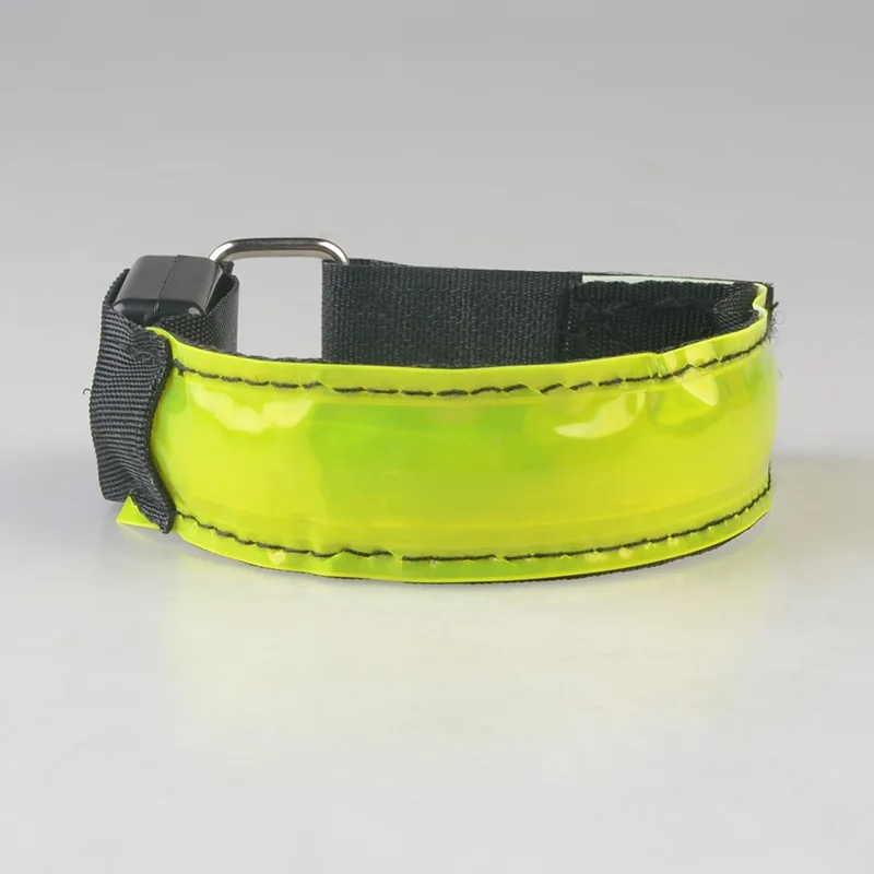 Hand Strap Wristband LED Safety Reflective Light Shine Flash Glowing Luminous Armband Arm Belt Band Wrist Support