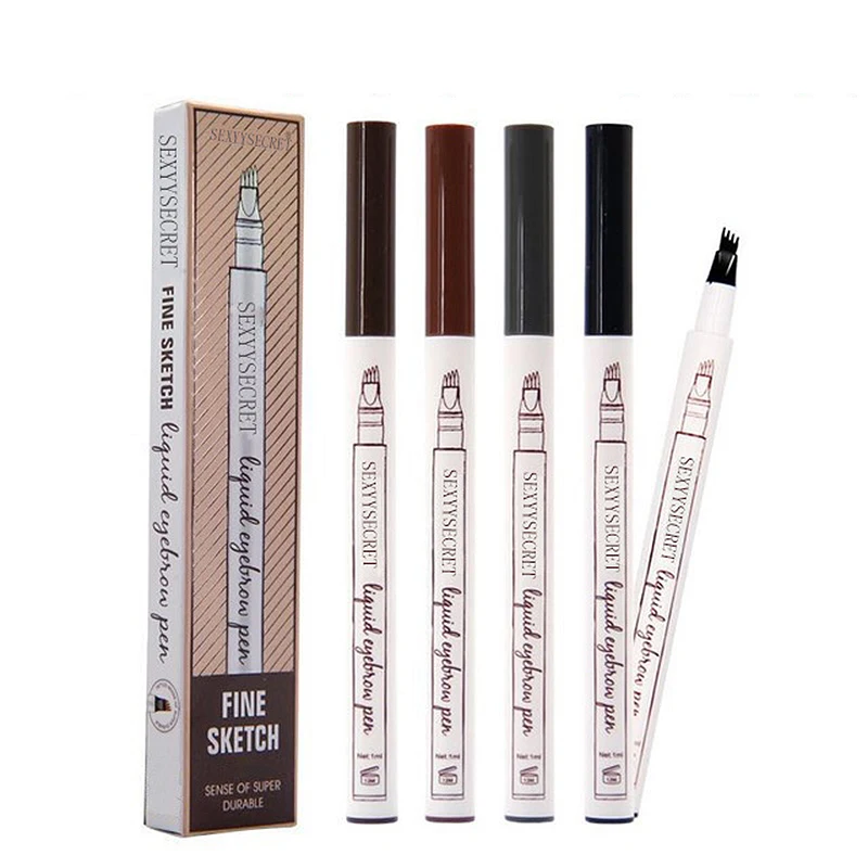 4 Color Waterproof Vegan Smooth Long Lasting 4 Fork Tip Eyebrow Pencil Cosmetic Eye brow Liner Tattoo Pen
4 Color Waterproof Vegan Smooth Long Lasting 4 Fork Tip Eyebrow Pencil Cosmetic Eye brow Liner Tattoo Pen