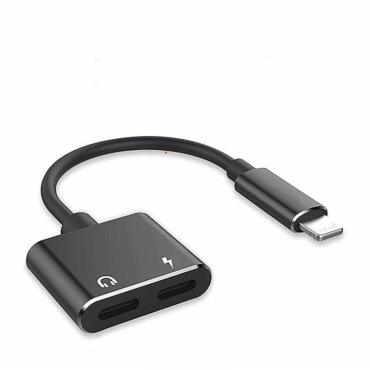for 3.5mm+Lightning headset audio Lightning to Lightning + Lightning Audio Adapter Adapter Live charging listening box, Red
for 3.5mm+Lightning headset audio Lightning to Lightning + Lightning Audio Adapter Adapter Live charging listening box, Red
