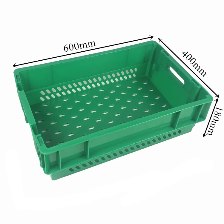 Manufacturer Wholesale 40L Collapsible Fruit Vegetable Storage Plastic Crate factory