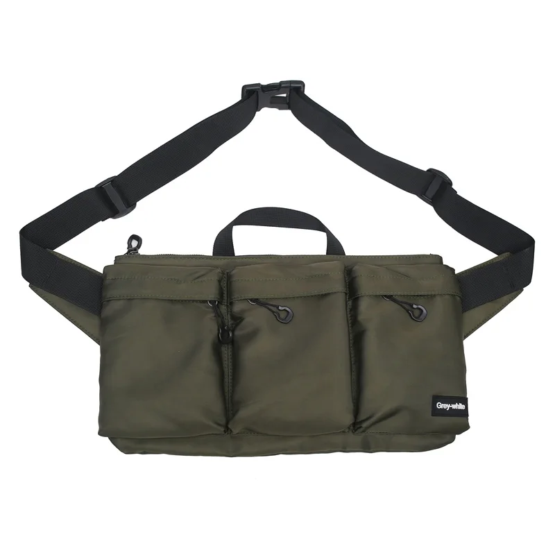 Pure Color Waist Bag 2021 Urban Trend Three Pocket Letter Casual Shoulder Bag Unisex Messenger Bag
Pure Color Waist Bag 2021 Urban Trend Three Pocket Letter Casual Shoulder Bag Unisex Messenger Bag