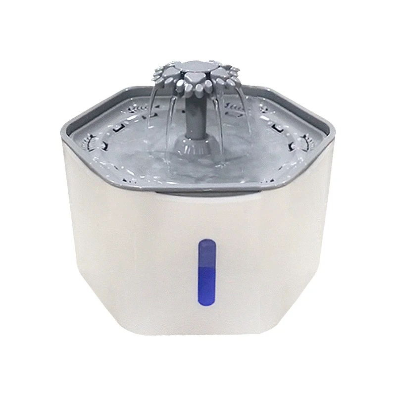 USB charging LED indicator 2.5 L cat drinking bowl automatic pet water fountain with filter, White/pink
USB charging LED indicator 2.5 L cat drinking bowl automatic pet water fountain with filter, White/pink