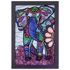 High quality premium diamond painting colorful abstract elephant crystal rhinestone painting canvas wall art