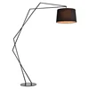 High quality large fabric hotel metal giant stand floor lamp modern home goods for living room