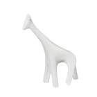 White ceramic luxury home decor giraffe shape home decoration accessories