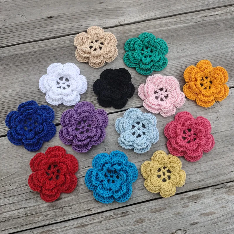 handmade crochet Diy colorful Applique 3D Flower Coasters Warm Home Wedding Decoration
handmade crochet Diy colorful Applique 3D Flower Coasters Warm Home Wedding Decoration