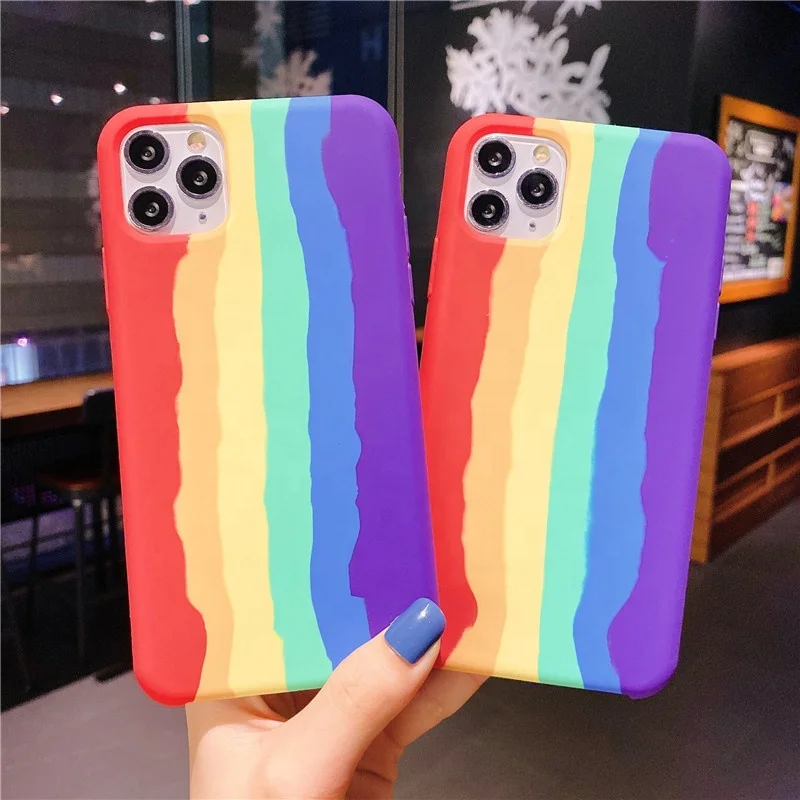 Wholesale New Product Rainbow Pattern Soft Silicone Phone Case for iPhone 11, for iphone 11 Pro Silicone Case, Multi colors
Wholesale New Product Rainbow Pattern Soft Silicone Phone Case for iPhone 11, for iphone 11 Pro Silicone Case, Multi colors