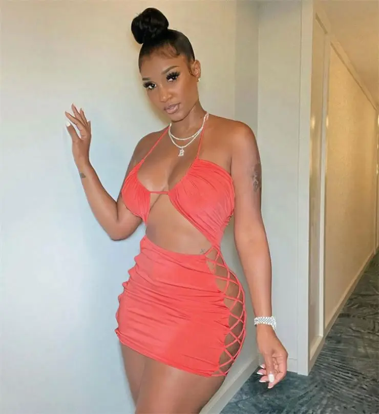 Newest Design 2021 New Arrivals Solid color Wrap top Bandage Bodycon Women Fashion Clothes Sexy Mini Dress
Newest Design 2021 New Arrivals Solid color Wrap top Bandage Bodycon Women Fashion Clothes Sexy Mini Dress