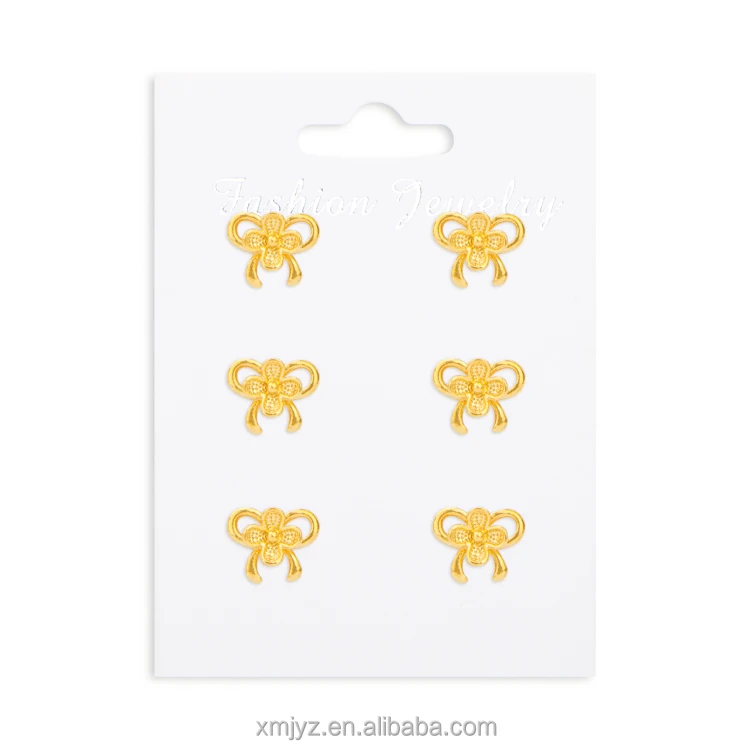 Korean Version Of The Bowknot Flower Shape Simple Temperament Small Fragrance 18K Gold-Plated Brass Earrings Earrings Women
Korean Version Of The Bowknot Flower Shape Simple Temperament Small Fragrance 18K Gold-Plated Brass Earrings Earrings Women