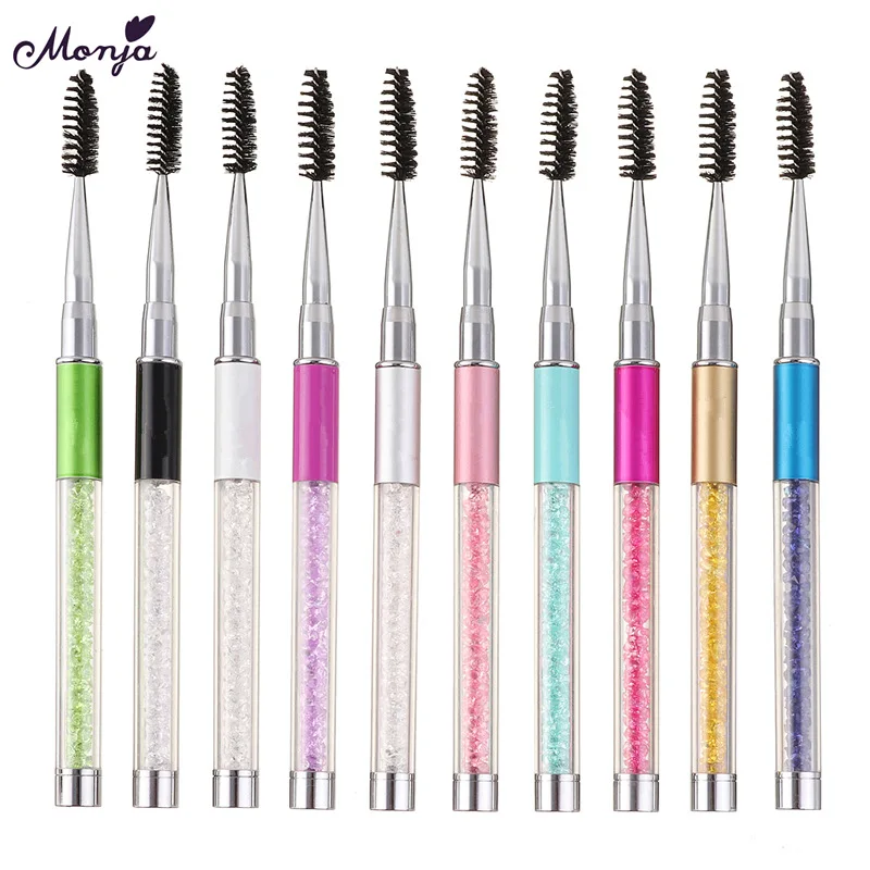 Ten colors of spiral artificial fiber rhinestone rod with pen cover eyelash mascara brushes beauty tool
Ten colors of spiral artificial fiber rhinestone rod with pen cover eyelash mascara brushes beauty tool