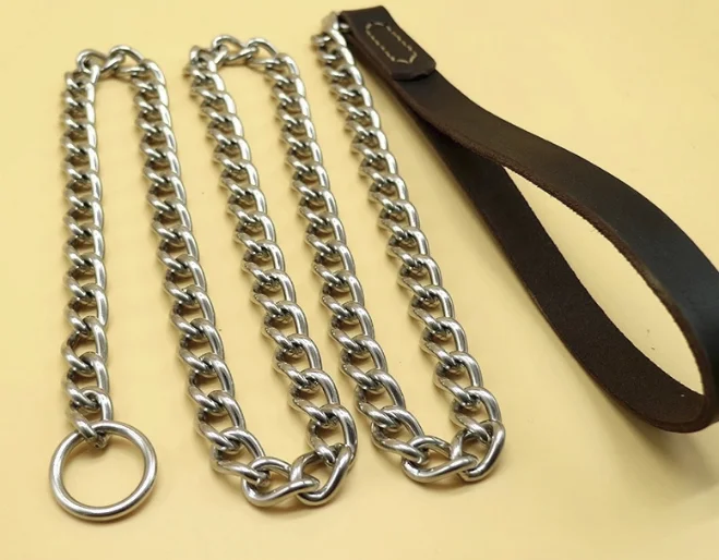 Factory directly sale best quality pet leash stainless steel pet chain leash, Sliver
Factory directly sale best quality pet leash stainless steel pet chain leash, Sliver