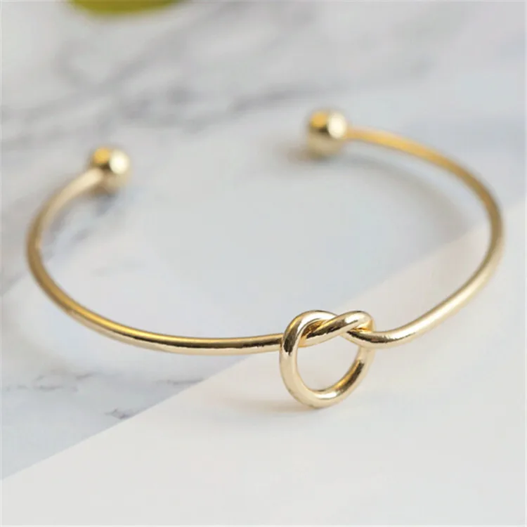 Metal Love Knot Bow Knot Bracelet Diy Bracelet Opening Rose Gold Jewelry bracelets couple
Metal Love Knot Bow Knot Bracelet Diy Bracelet Opening Rose Gold Jewelry bracelets couple
