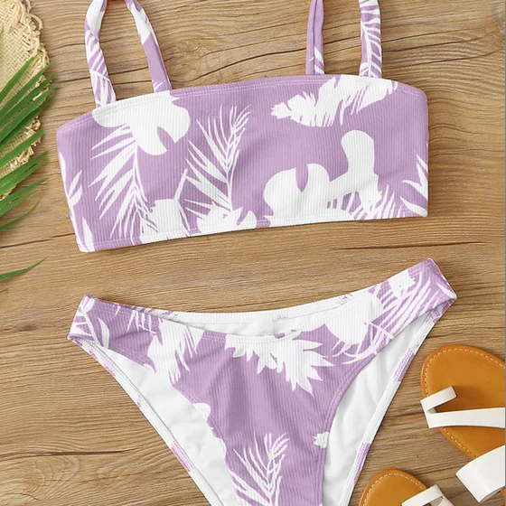 Best Selling Custom Bikini Two Pieces Purple print Swimming Costume Girls Classy Swimsuit
Best Selling Custom Bikini Two Pieces Purple print Swimming Costume Girls Classy Swimsuit