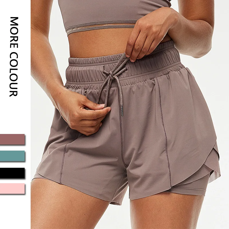 New 2 Piece Nude Feeling Women Yoga Shorts Fitness Workout Running Gym Wear Sports Yoga Shorts
New 2 Piece Nude Feeling Women Yoga Shorts Fitness Workout Running Gym Wear Sports Yoga Shorts