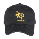 Custom Mens Designers Embroidery Logo Distressed Baseball Cap