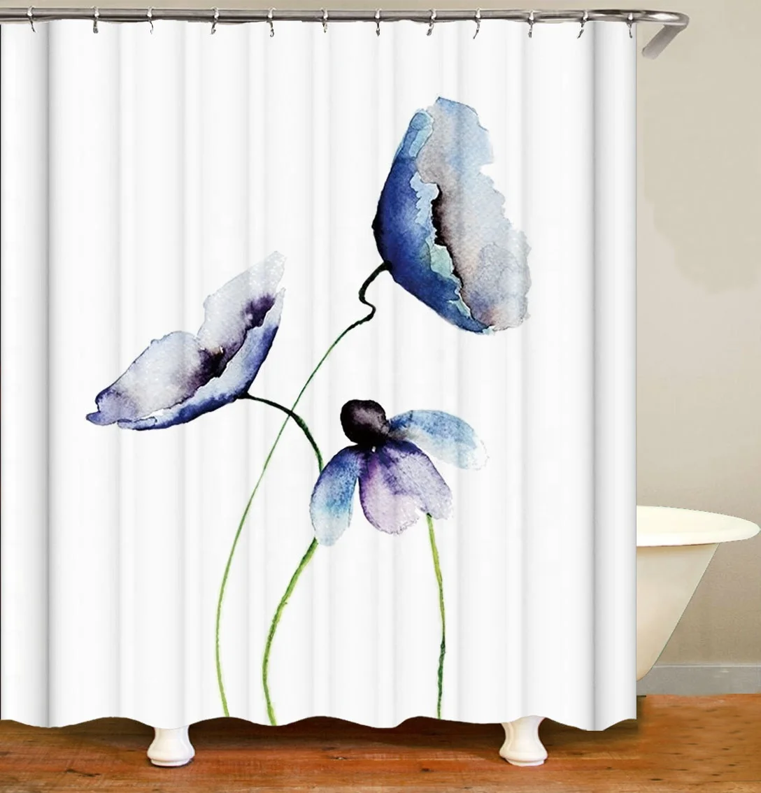 i@home wholesale polyester waterproof customized floral garden bath curtain shower, Picture
i@home wholesale polyester waterproof customized floral garden bath curtain shower, Picture