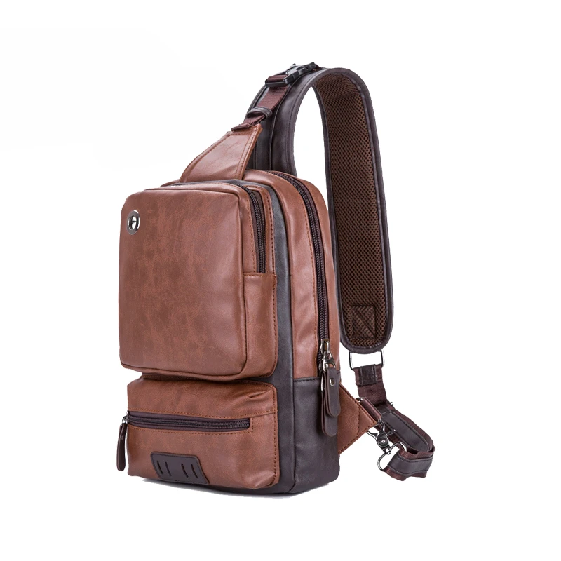 Hot Selling Fashion Men Waterpoof USB Charging PU Crossbody Bag Shoulder Sling Leather Chest Bag, Black,brown,or customized
Hot Selling Fashion Men Waterpoof USB Charging PU Crossbody Bag Shoulder Sling Leather Chest Bag, Black,brown,or customized